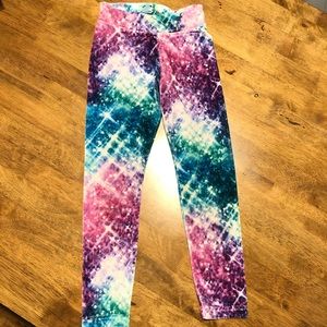 GUC Girls Justice Leggings (velour feel) SZ 7